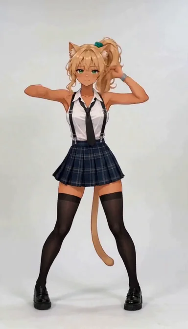 Mioの指定ダンス前半から選んだ静止画