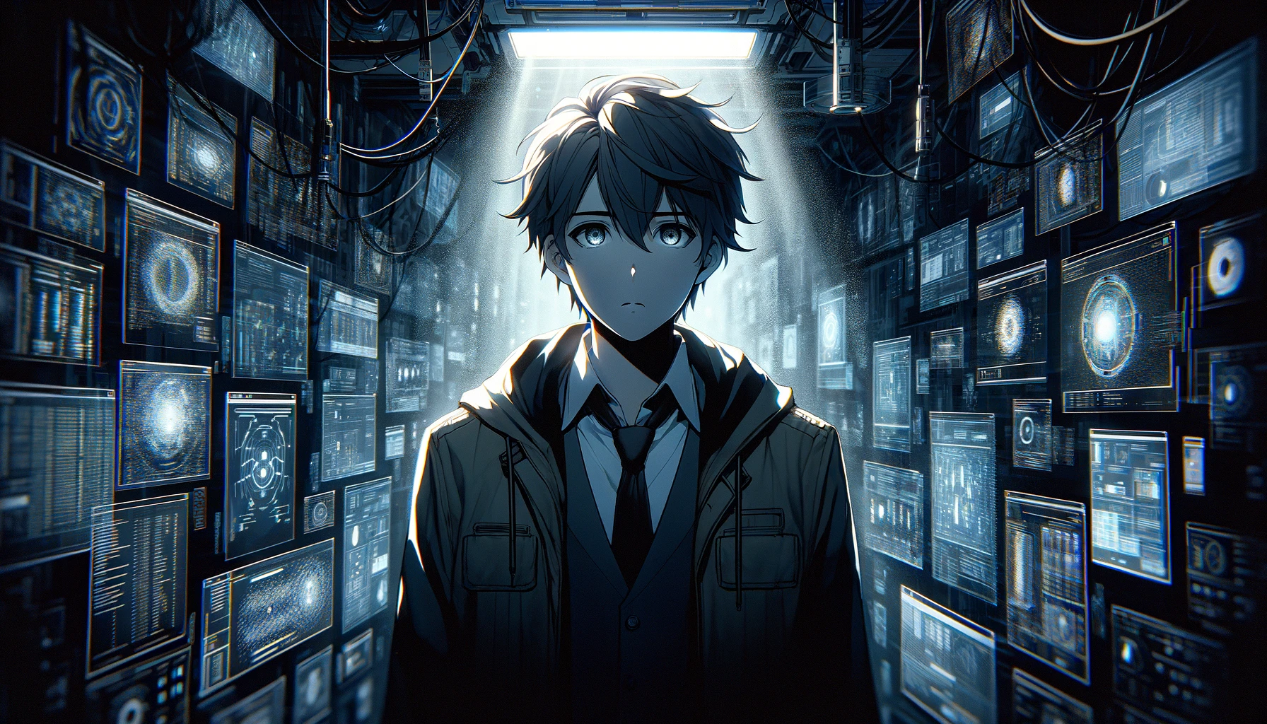 AIに向き合う少年